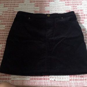 Corduroy Black skirt